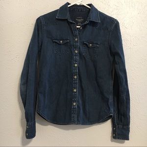 AE Denim Button Down Shirt